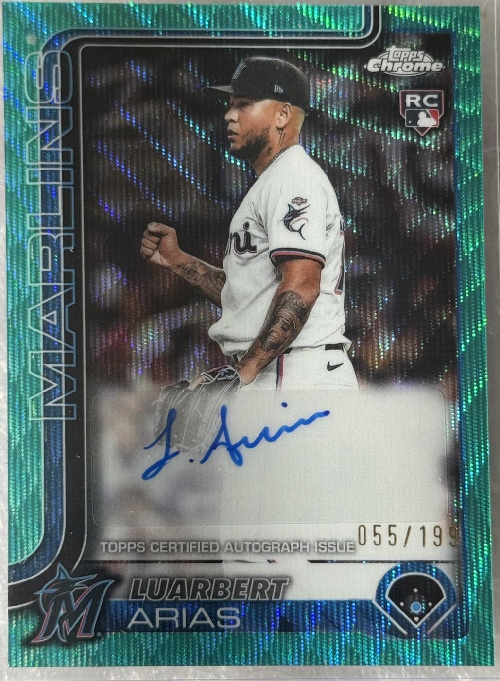 Luarbert Arias [Aqua Wave Refractor] #AC-LAR