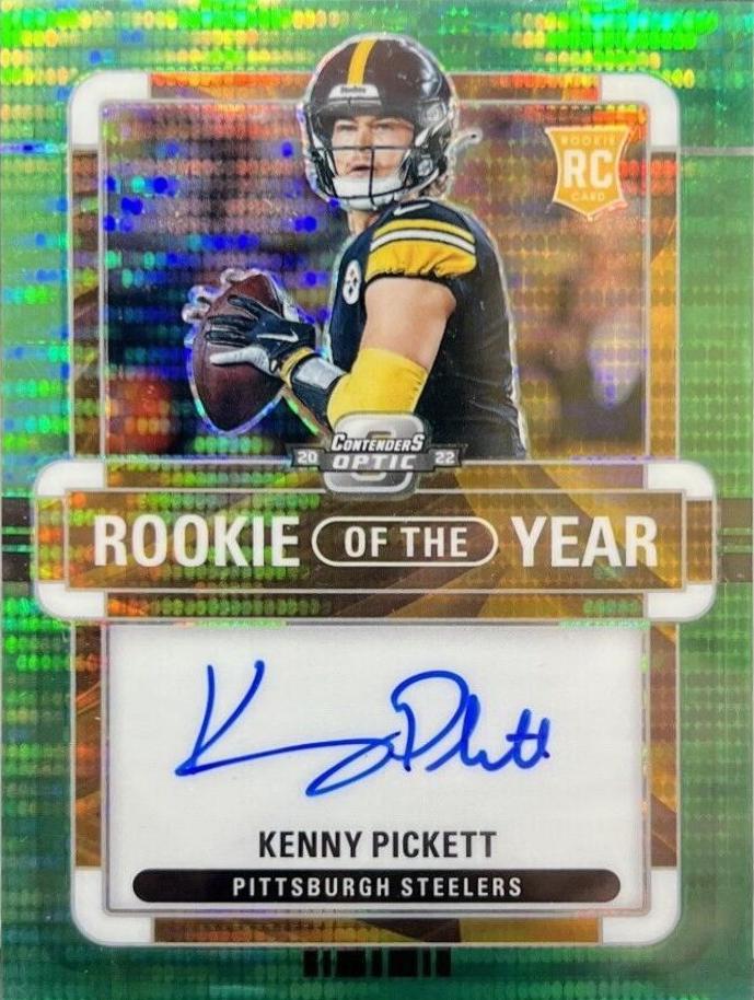 Kenny Pickett [Rookie of the Year Autograph Green Pulsar] #ROY-KP