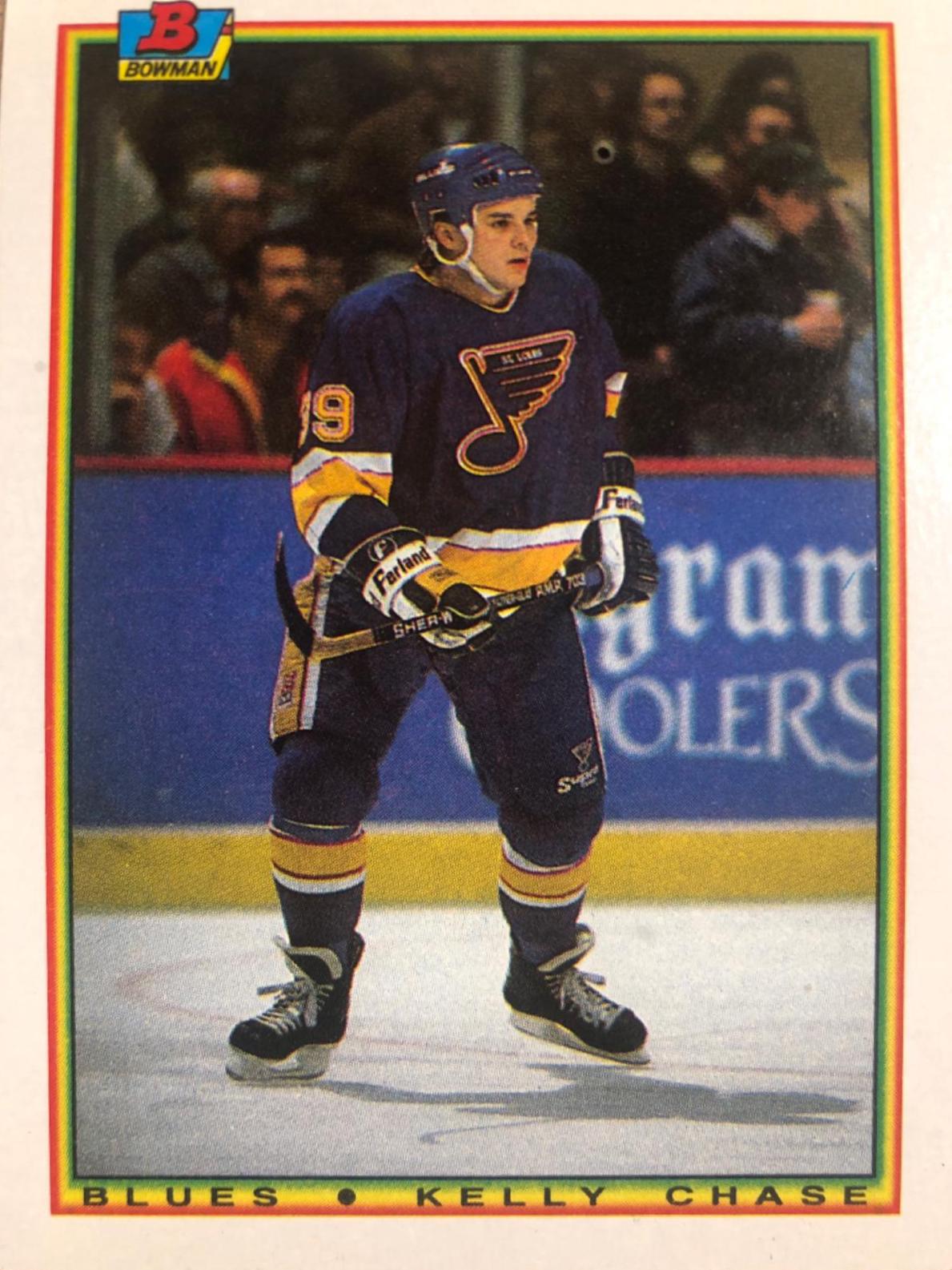 Kelly Chase #14 Hockey Cards 1990 Bowman