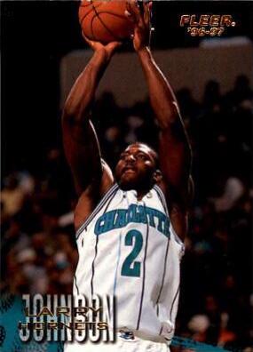 Larry Johnson #11 Basketball Cards 1996 Fleer