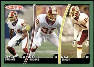 Carlos Rogers, Fred Smoot, Shawn Springs