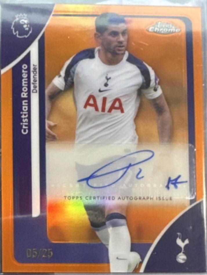 Cristian Romero [Orange Refractor] #CA-ER