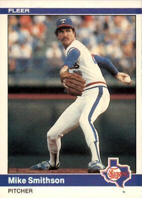Mike Smithson #428 Baseball Cards 1984 Fleer