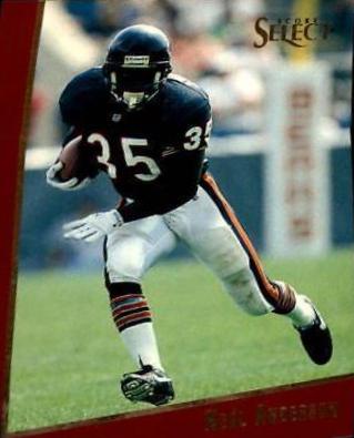 Neal Anderson #18 Football Cards 1993 Panini Select