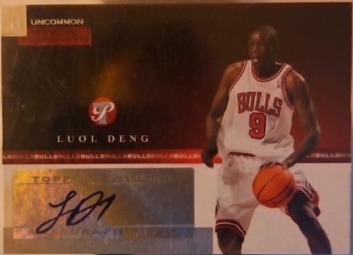 Luol Deng #PEU-LD 2005-06 Topps Pristine Basketball Personal Endorsements