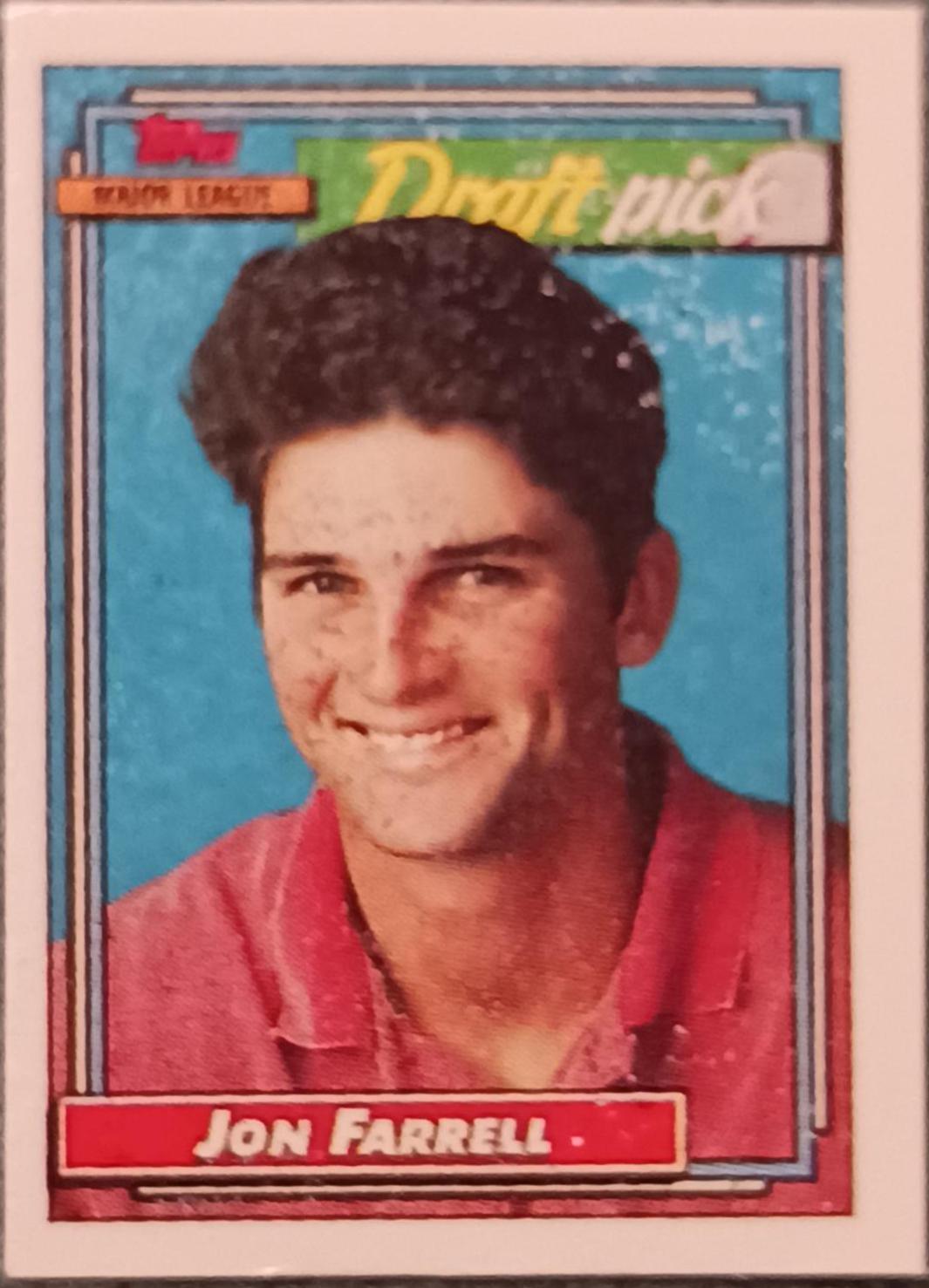 Jon Farrell #9 Baseball Cards 1992 Topps Micro