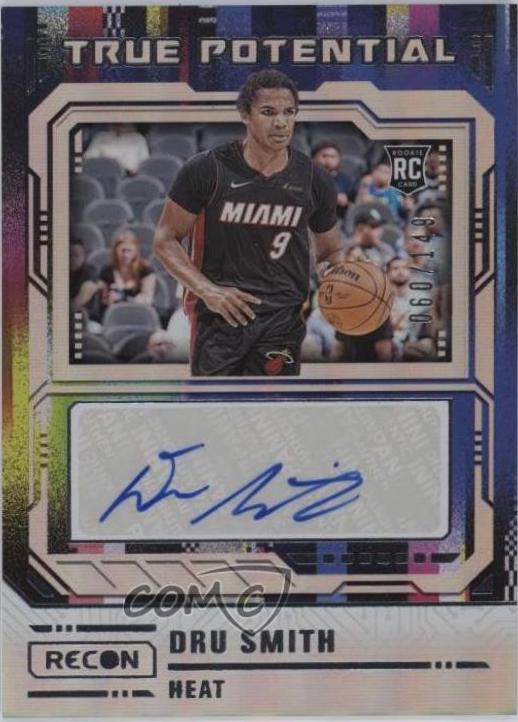 Dru Smith #TPS-DRU Basketball Cards 2023 Panini Recon True Potential Signature