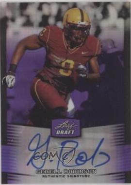 Gerell Robinson #GR1 2012 Leaf Metal Draft Football
