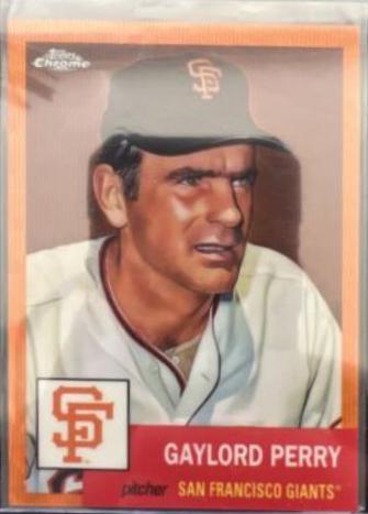 Gaylord Perry [Orange Wave Refractor] #325