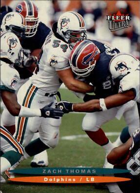 Zach Thomas #17 Football Cards 2003 Ultra