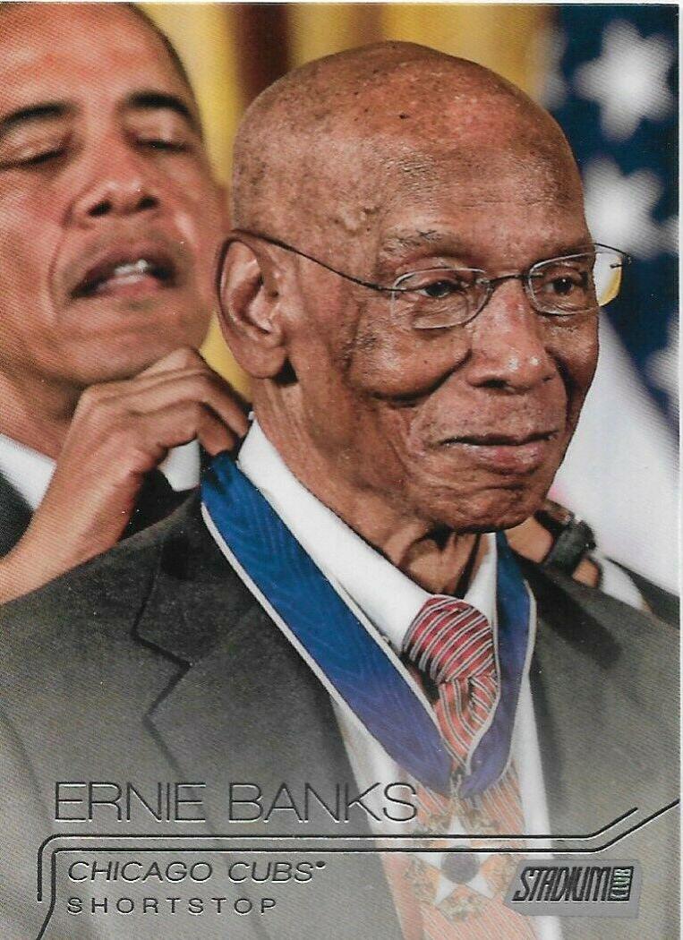 Ernie Banks #13 Baseball Cards 2015 Stadium Club