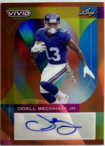 Odell Beckham Jr. [Prismatic Orange] #BA-OBJ