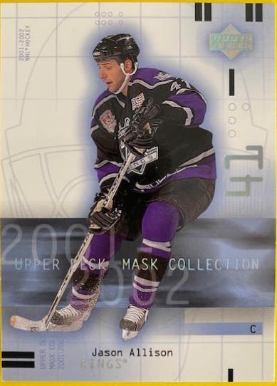 Jason Allison #43 Hockey Cards 2001 Upper Deck Mask Collection