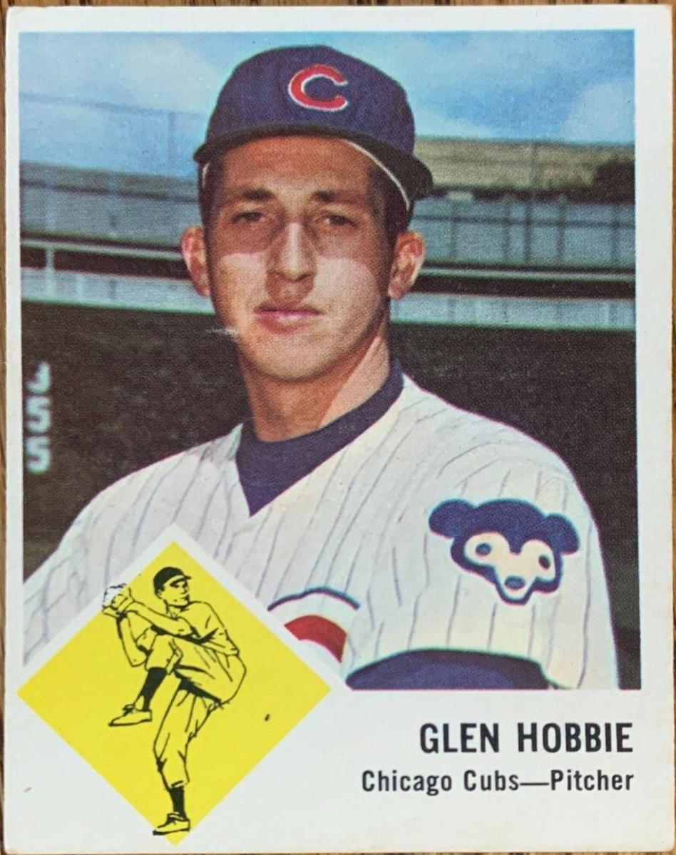 Glen Hobbie #31 Baseball Cards 1963 Fleer