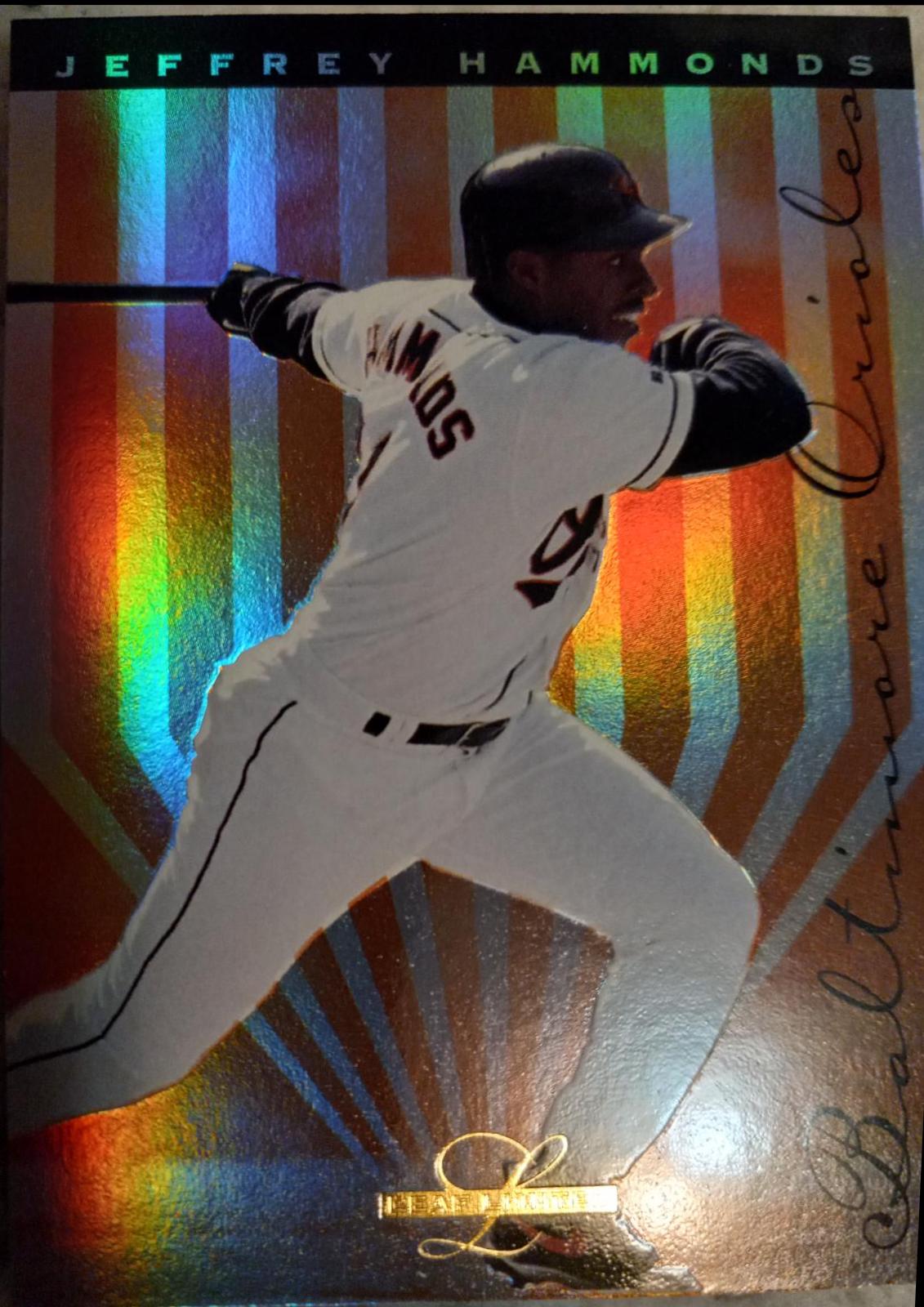 Jeffrey Hammonds #43 Baseball Cards 1995 Leaf Limited
