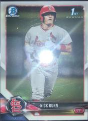 Nick Dunn [Chrome] #BDC-149 Baseball Cards 2018 Bowman Draft Prices