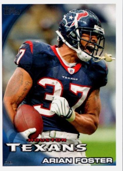 Arian Foster #262 2010 Topps Football