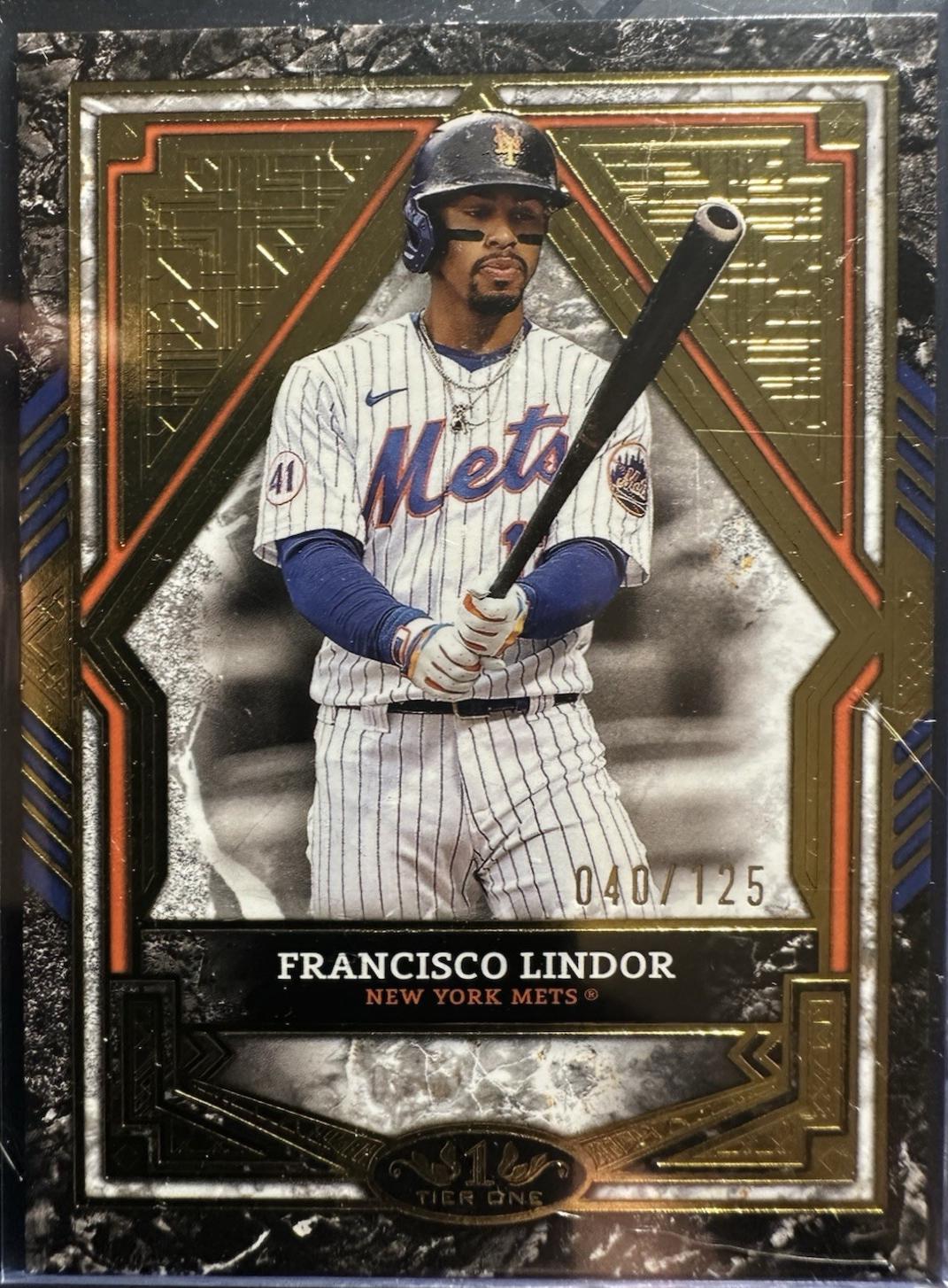 Francisco Lindor #50 2025 Topps Tier One Baseball