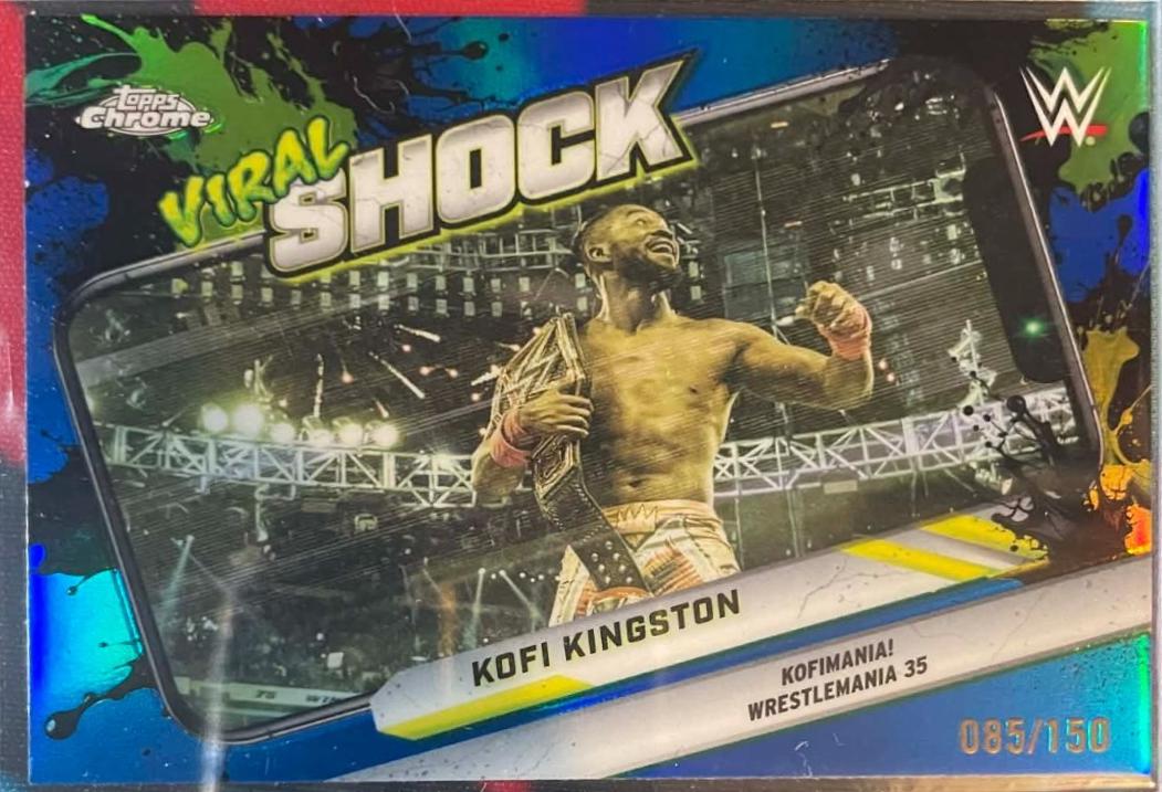 Kofi Kingston [Blue Refractor] #VIR-12