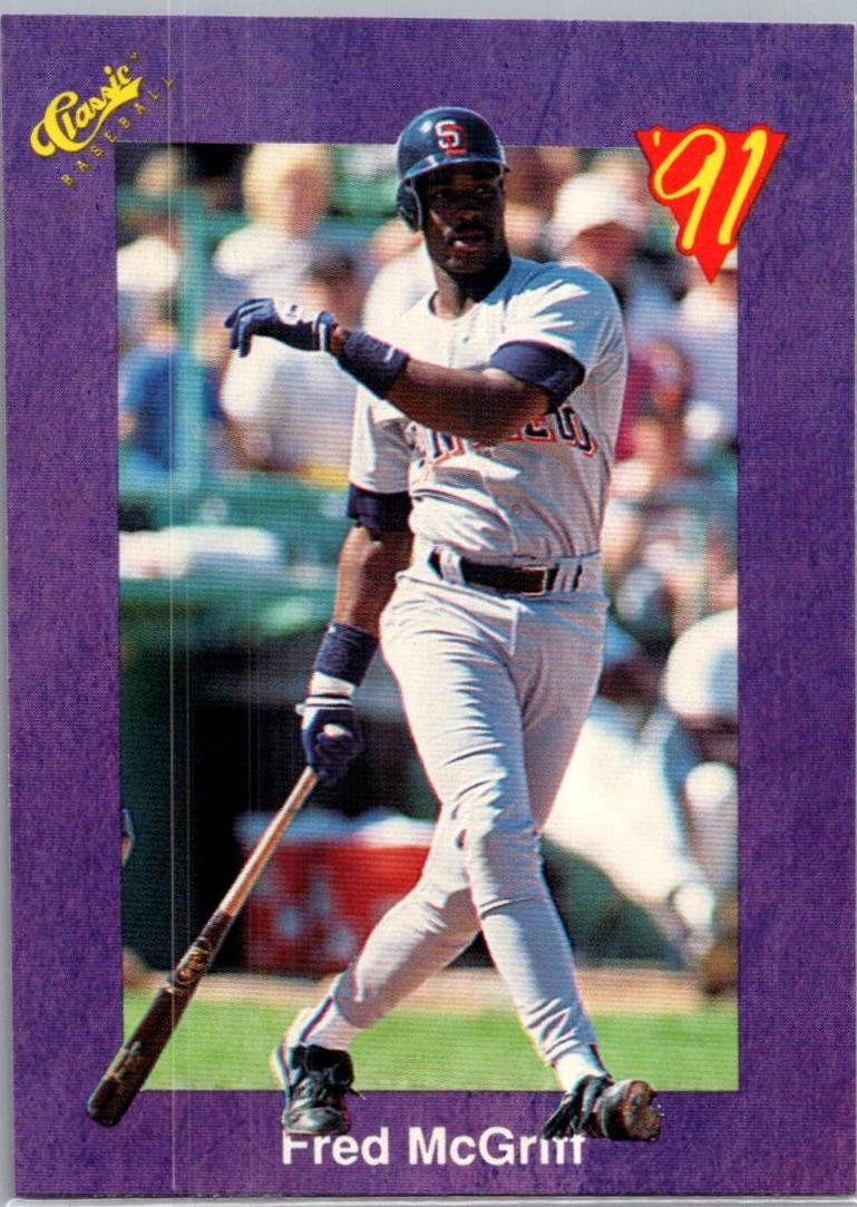 Fred McGriff #163 1991 Classic Baseball