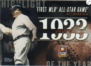 First MLB All-Star Game