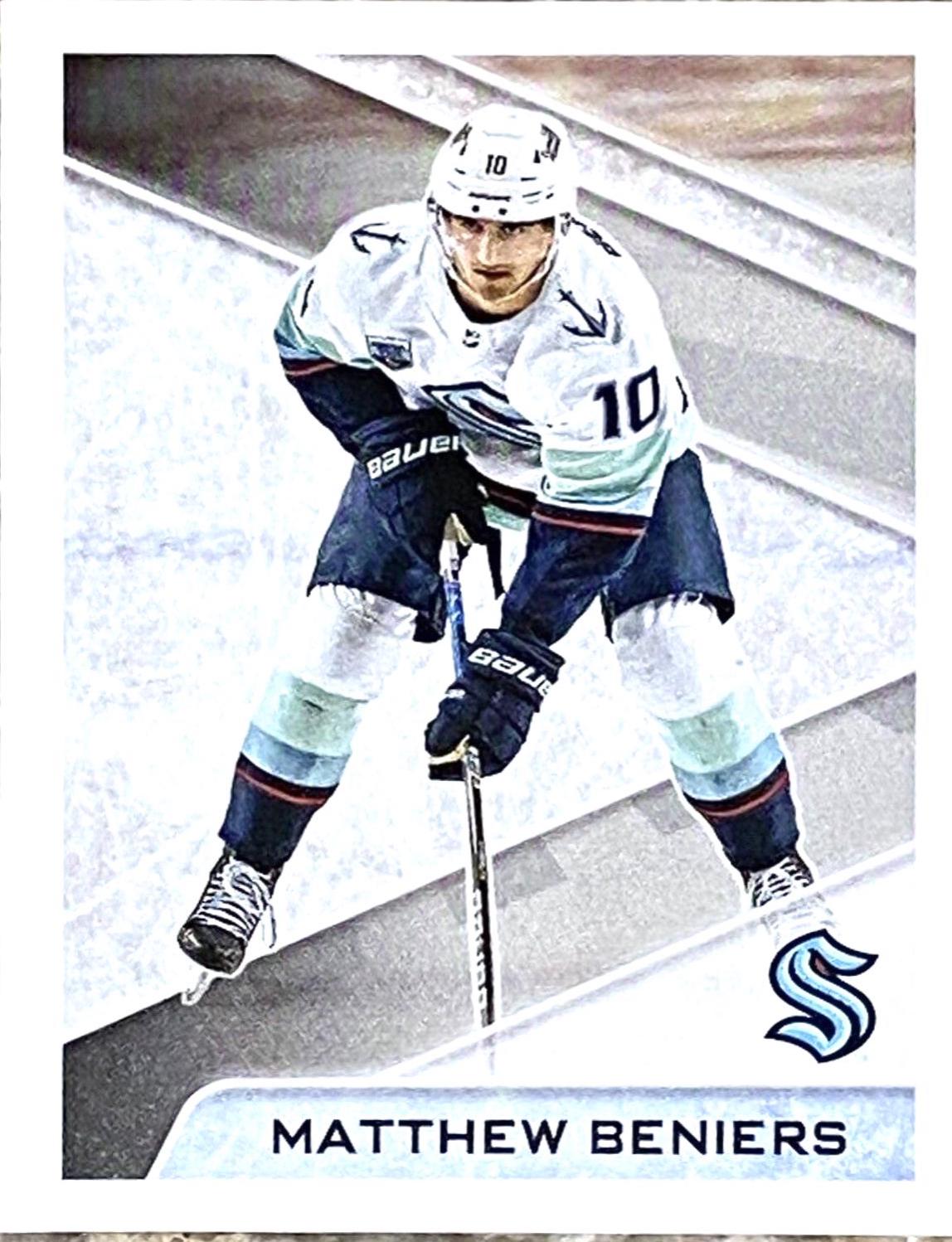 Matthew Beniers #624 Hockey Cards 2022 Topps NHL Sticker
