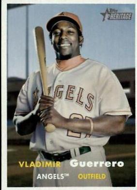 Vladimir Guerrero #86 Baseball Cards 2006 Topps Heritage