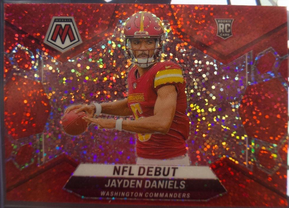 Jayden Daniels [Red Sparkle] #272 Prices | 2024 Panini Mosaic