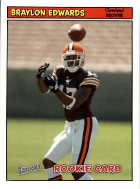 Braylon Edwards #212 2005 Bazooka Football