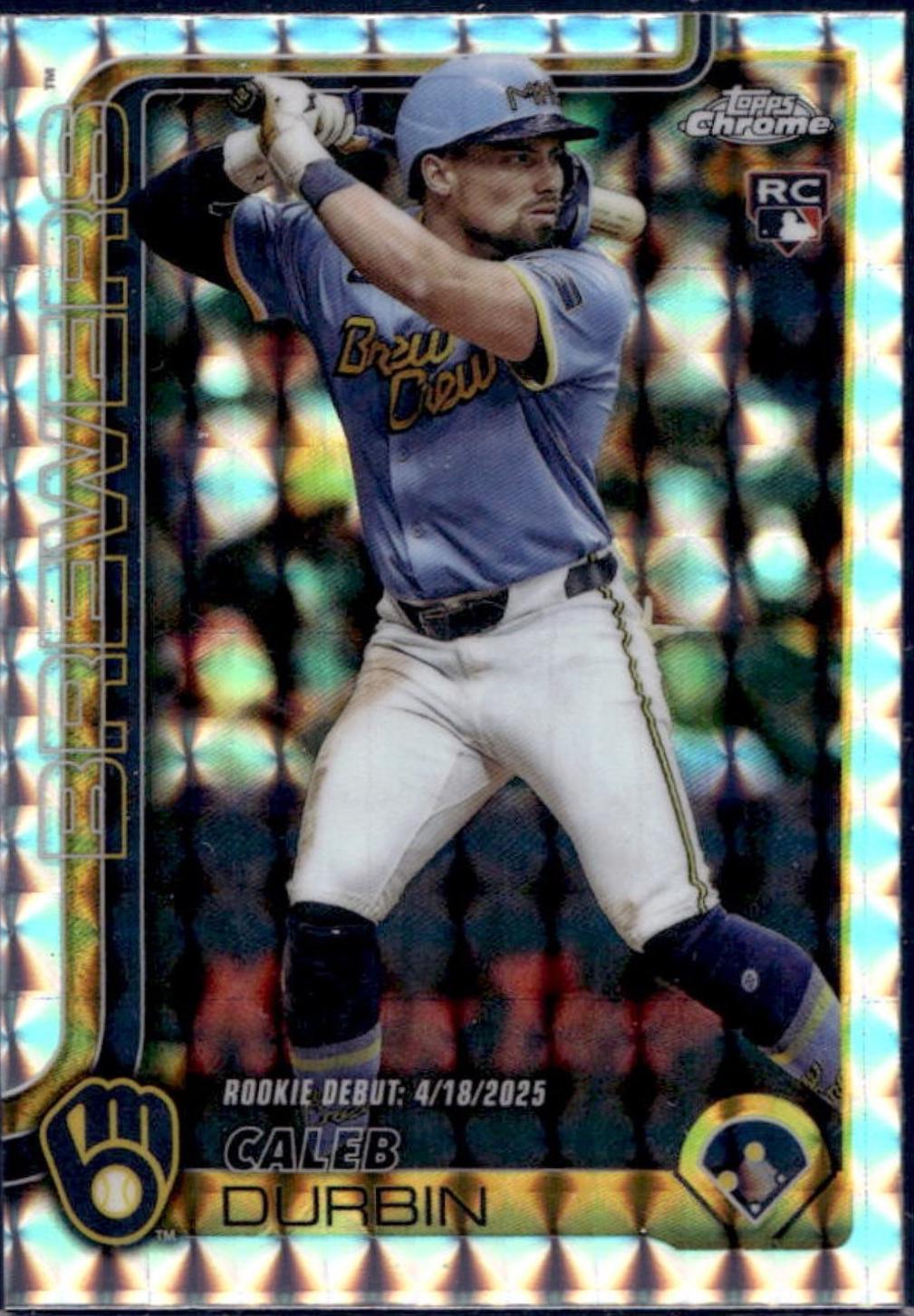Caleb Durbin #USC112 2025 Topps Chrome Update Baseball
