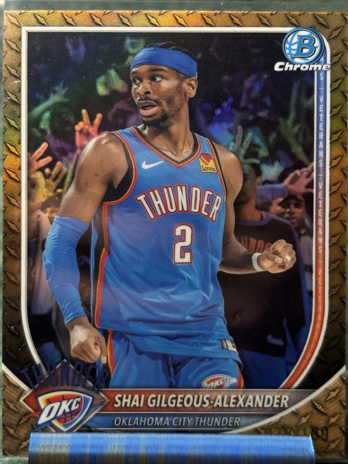 Shai Gilgeous-Alexander [Steel Metal Refractor] #BCV-106