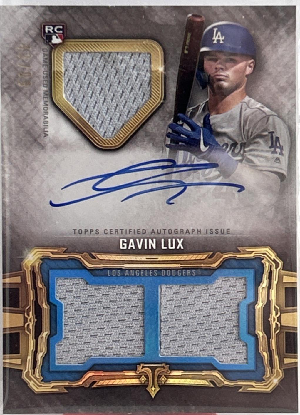 Gavin Lux #RFPAR-GL 2020 Topps Triple Threads Baseball Rookies and Future Phenoms Autograph Relics