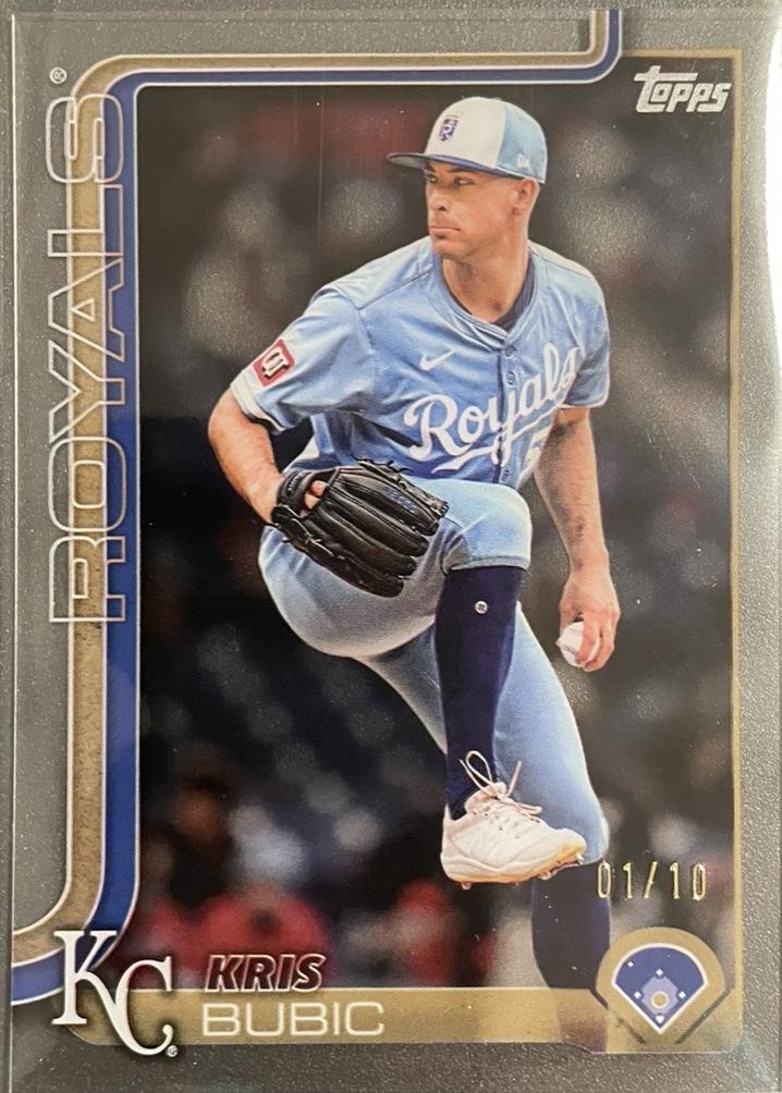 Kris Bubic [Clear] #US83 Prices | 2025 Topps Update | Baseball Cards