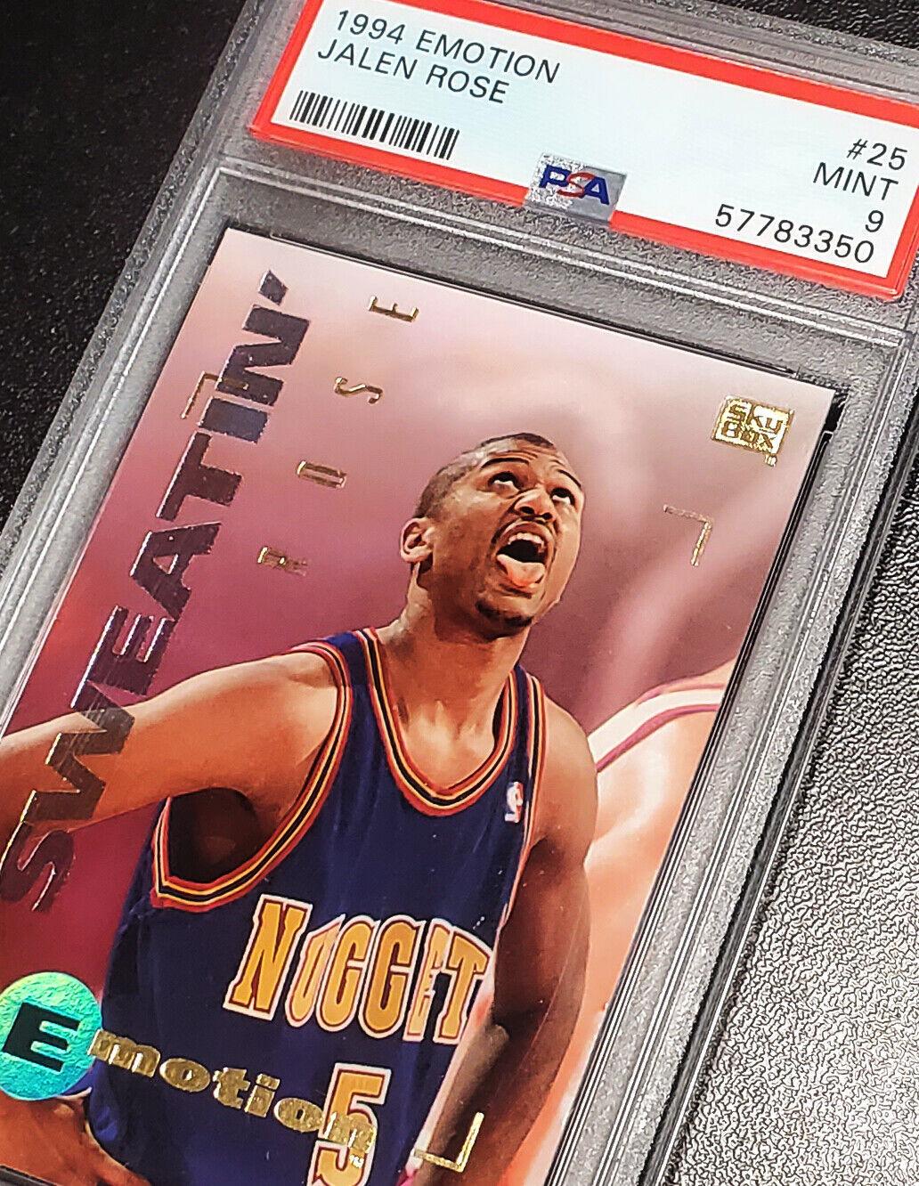 Jalen Rose #25 Basketball Cards 1994 E Motion
