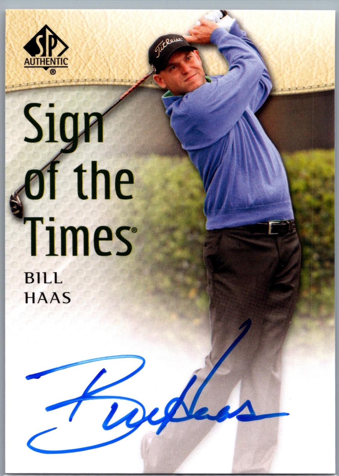 Bill Haas [Autograph] #SOTT-BH