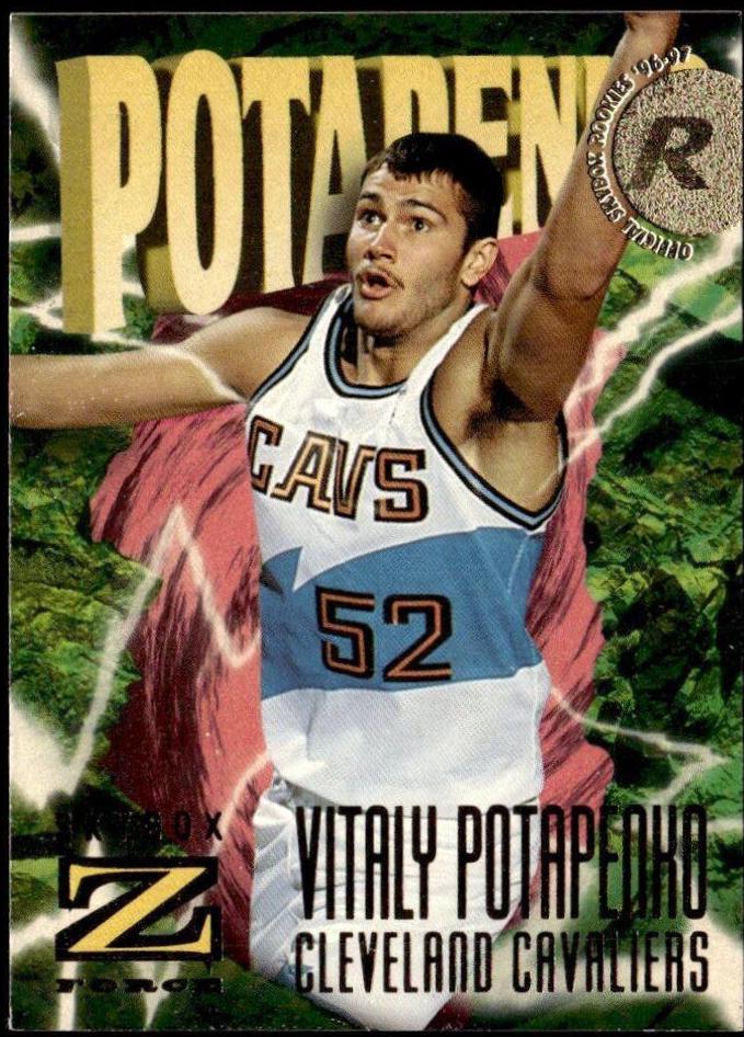 Vitaly Potapenko #161 Basketball Cards 1996 Skybox Z Force