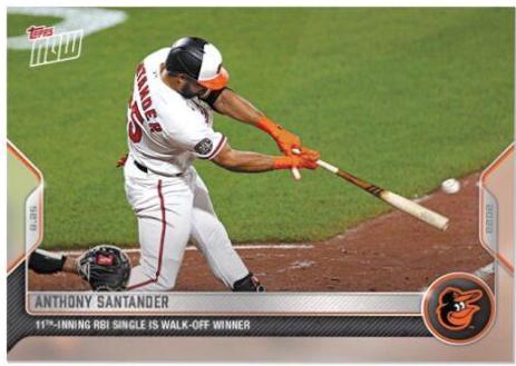 Anthony Santander #202 2022 Topps Now Baseball