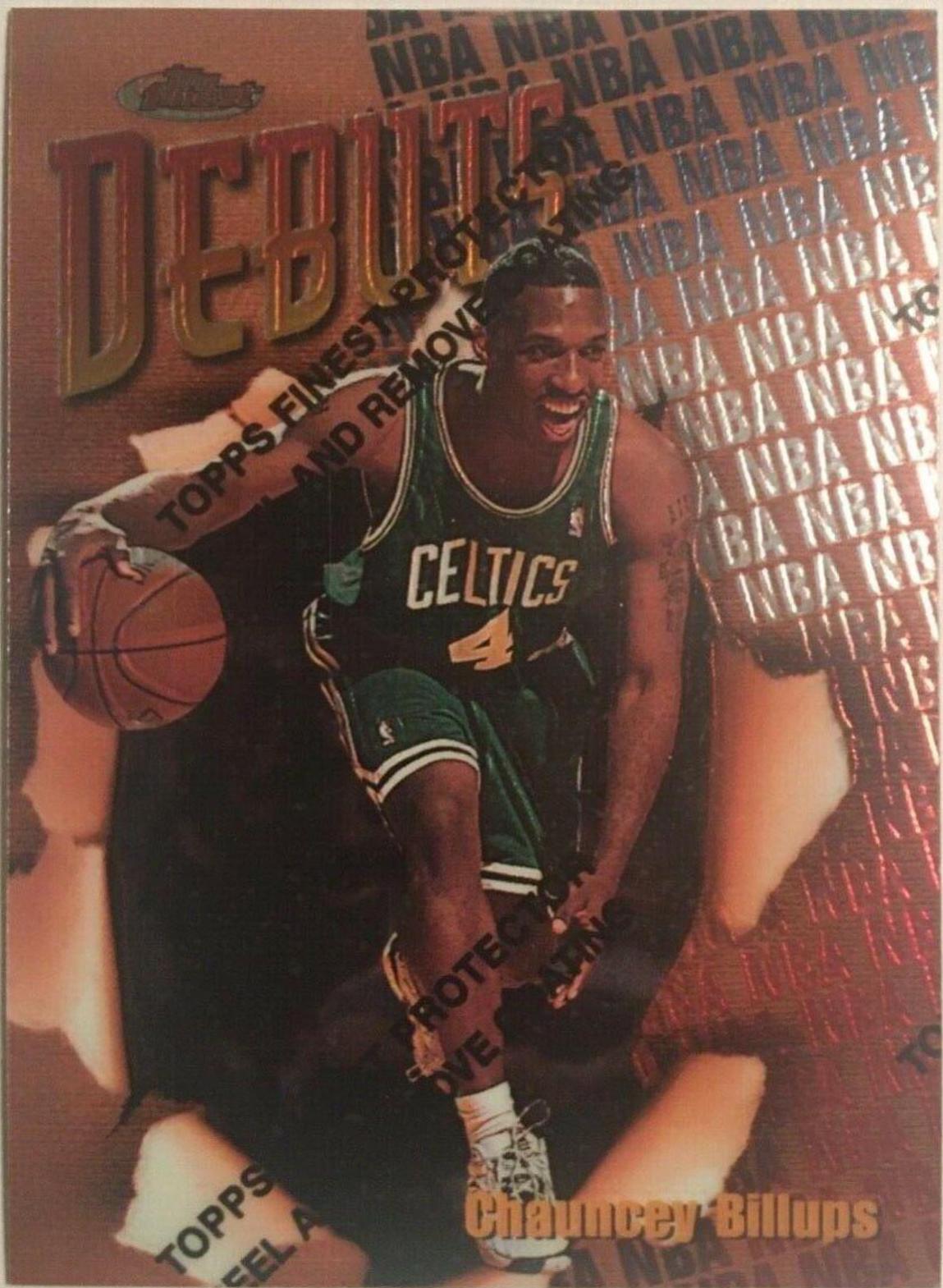 Chauncey Billups #103 Basketball Cards 1997 Finest
