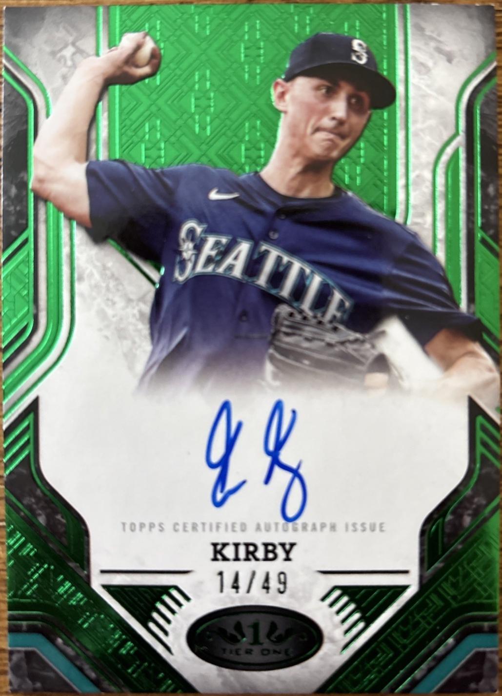 George Kirby #PPA-GK 2025 Topps Tier One Prime Performers Autograph Baseball