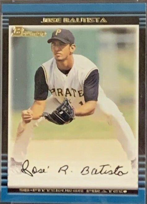Jose Bautista #421 Baseball Cards 2002 Bowman