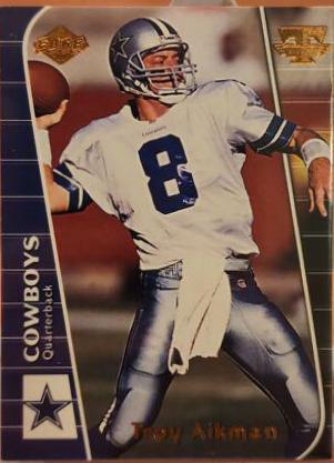 Troy Aikman #T101 Football Cards 1999 Collector's Edge Triumph