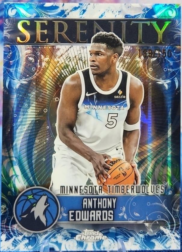 Anthony Edwards [Blue Refractor] #SY-4 Prices | 2025 Topps Chrome