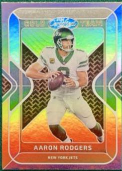 Aaron Rodgers #GT-ARS Football Cards 2024 Panini Certified Gold Team