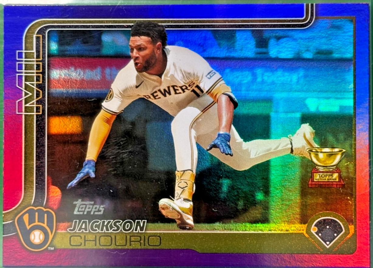 Jackson Chourio [Purple Rainbow Foil] #376
