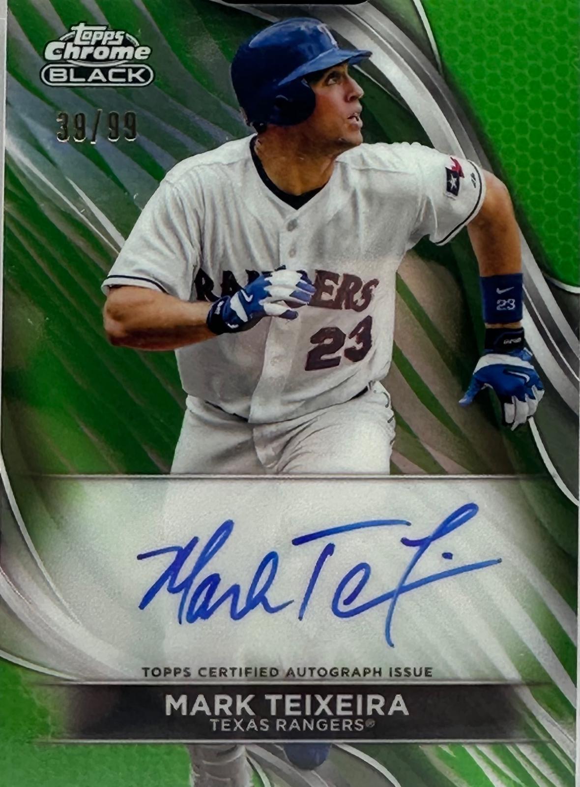 Mark Teixeira [Green Refractor] #CBA-MTE
