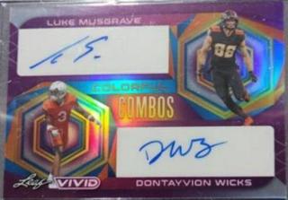 Luke Musgrave, Dontayvion Wicks