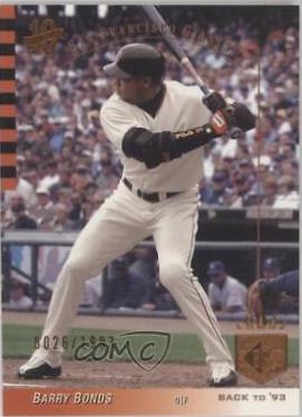 Barry Bonds #146 Baseball Cards 2003 SP Authentic