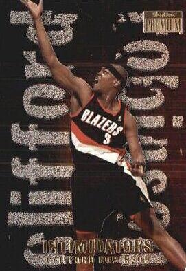 Clifford Robinson #17 Basketball Cards 1996 Skybox Premium Intimidators
