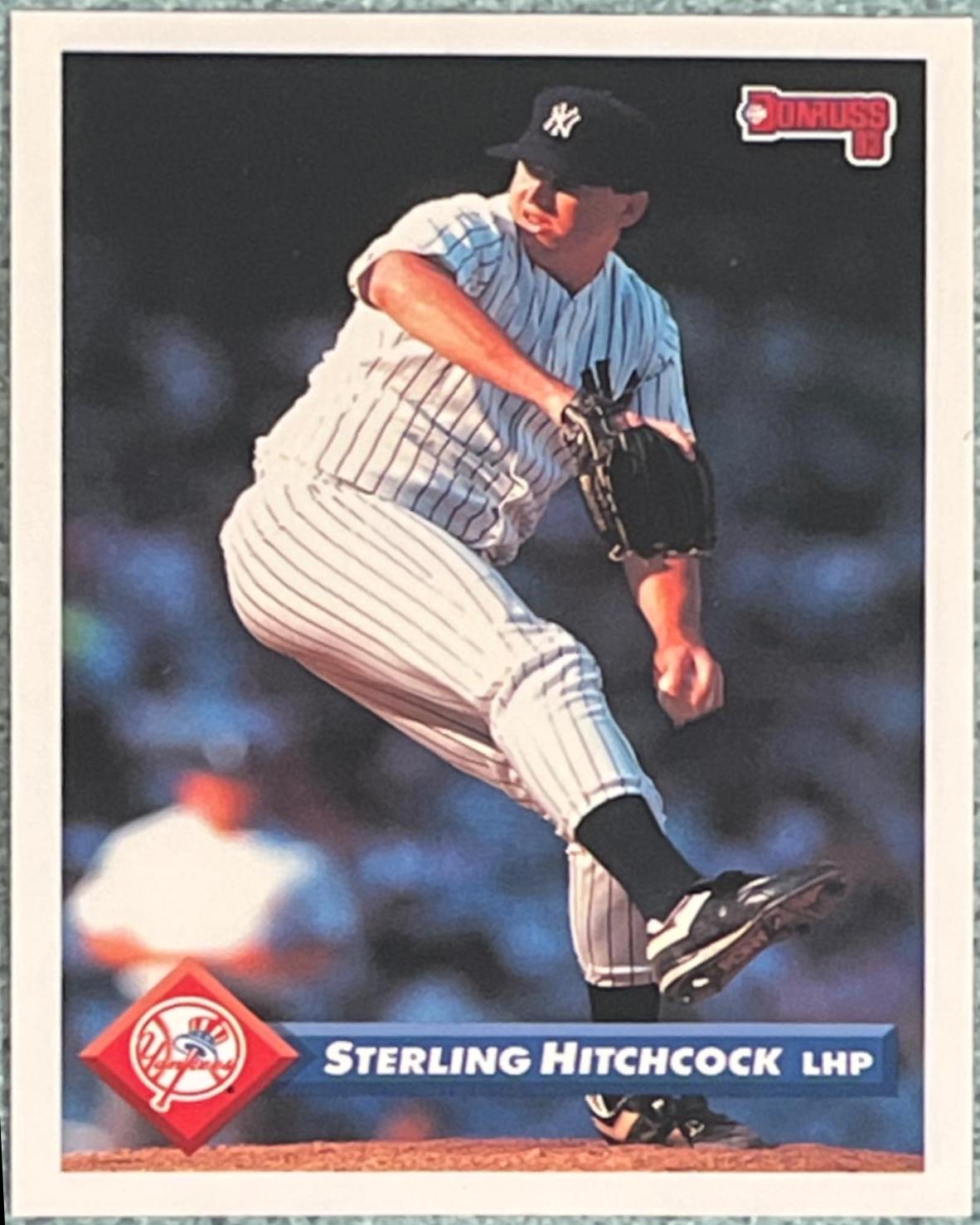 Sterling Hitchcock #345 Baseball Cards 1993 Donruss