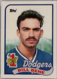 Bill Bene #84 Baseball Cards 1989 Topps Tiffany